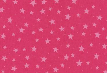 Westfalenstoffe - Druckstoff - Junge Linie - Sterne - fuchsia - KBA